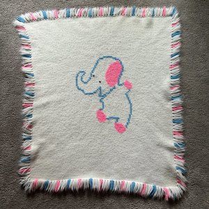 Vintage Handmade Baby Blanket